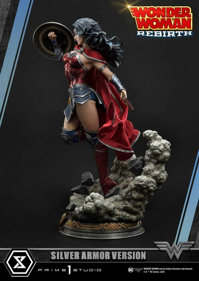 Wonder Woman (SILVER ARMOR Version) Wonder Woman (comics) – Prime1Studio – ActionFigure Brasil