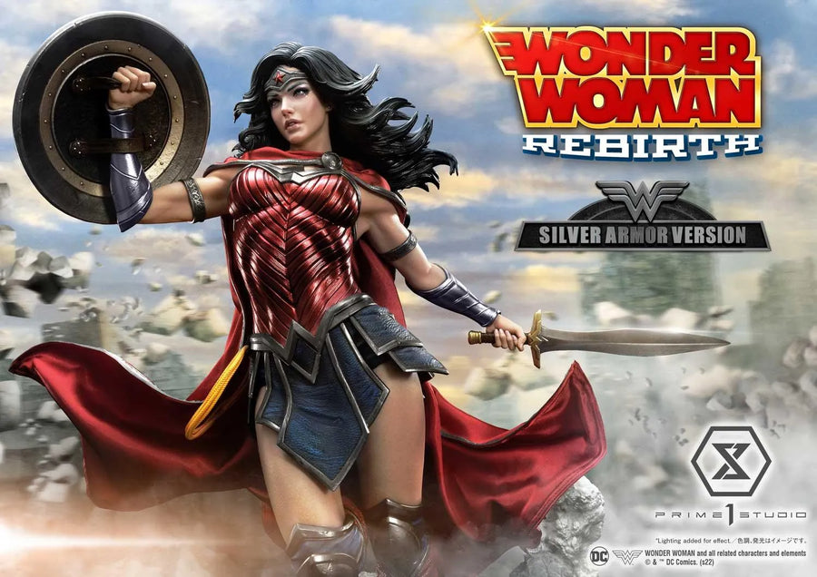 Wonder Woman (SILVER ARMOR Version) Wonder Woman (comics) – Prime1Studio – ActionFigure Brasil