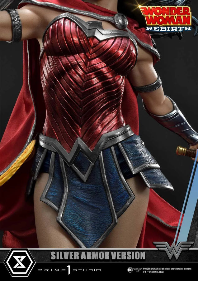 Wonder Woman (SILVER ARMOR Version) Wonder Woman (comics) – Prime1Studio – ActionFigure Brasil