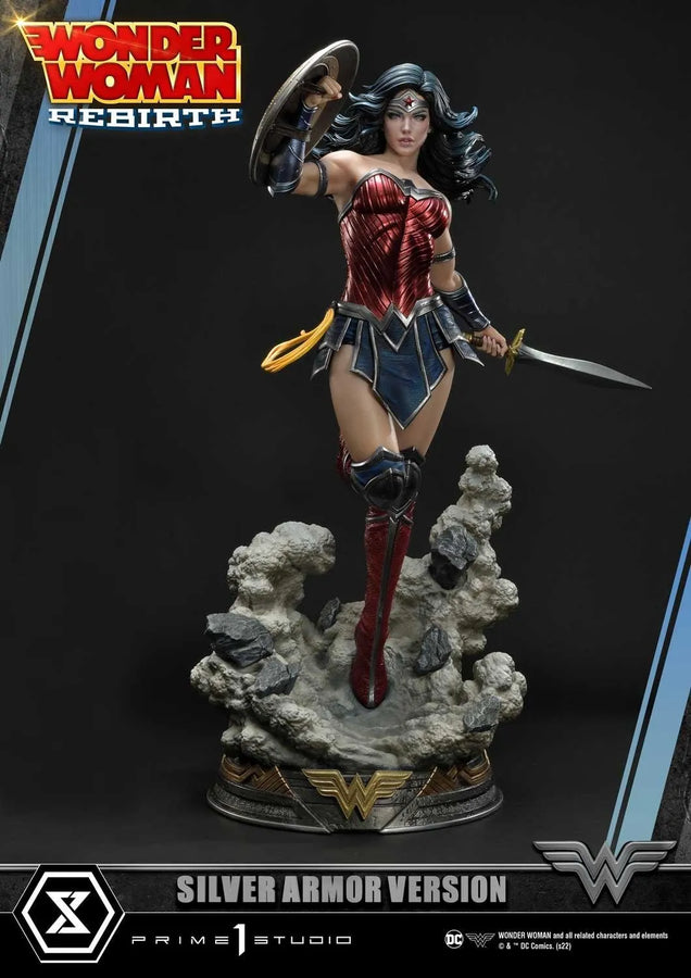 Wonder Woman (SILVER ARMOR Version) Wonder Woman (comics) – Prime1Studio – ActionFigure Brasil
