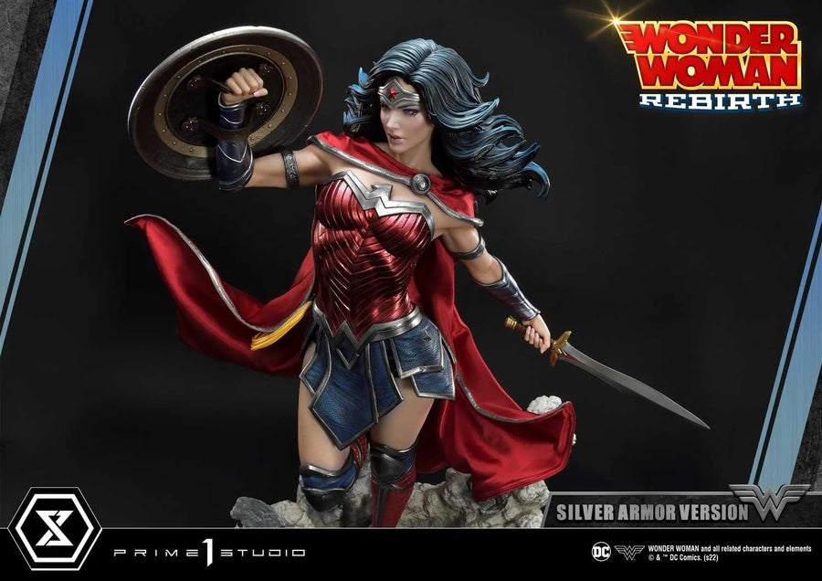Wonder Woman (SILVER ARMOR Version) Wonder Woman (comics) – Prime1Studio – ActionFigure Brasil