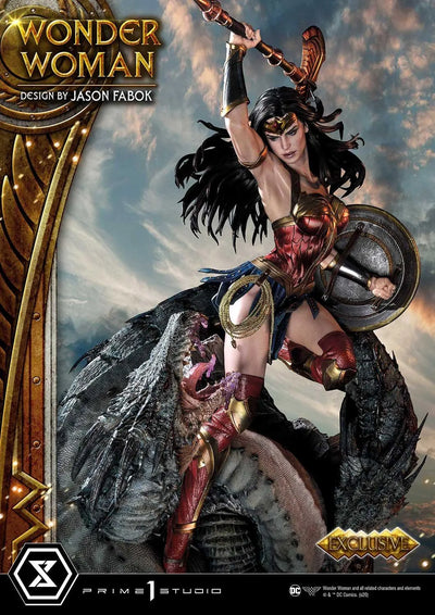 Wonder Woman versus Hydra (Exclusive Bonus Version) Wonder Woman (comics) – Prime1Studio – ActionFigure Brasil