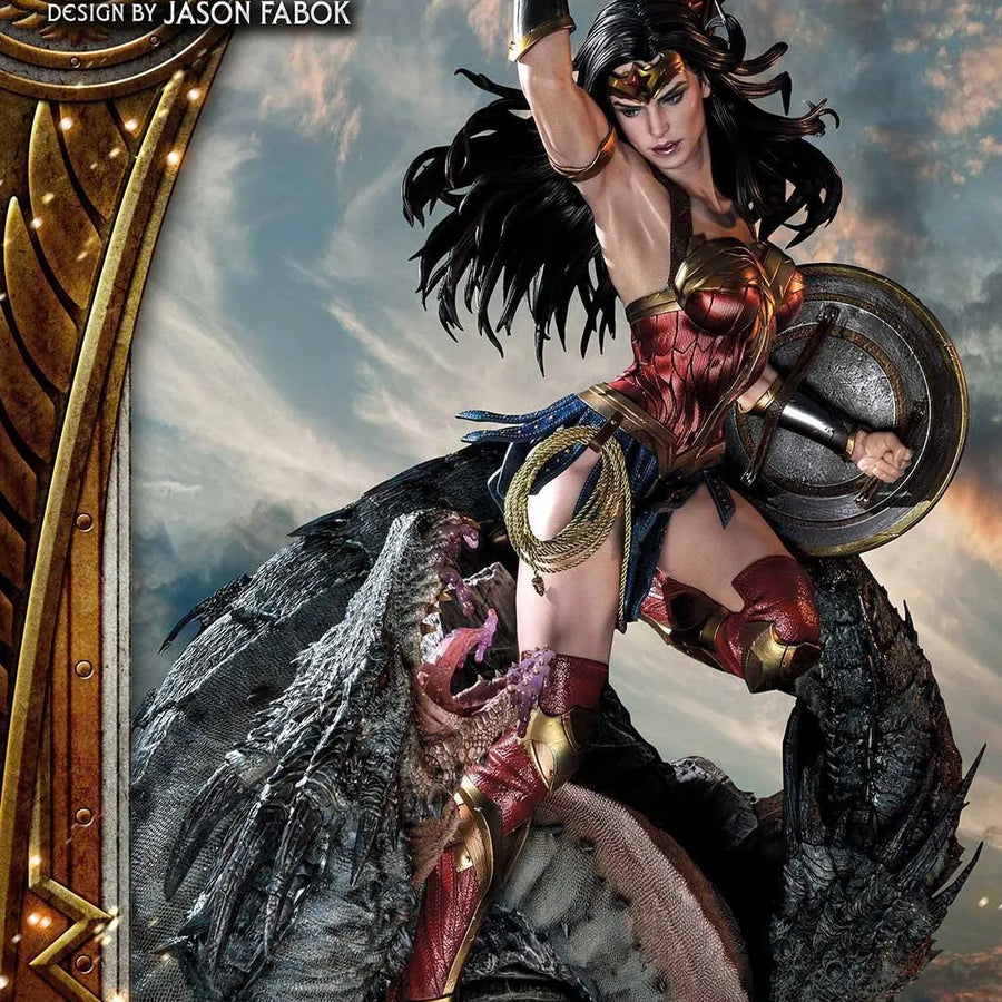Wonder Woman versus Hydra (Exclusive Bonus Version) Wonder Woman (comics) – Prime1Studio – ActionFigure Brasil