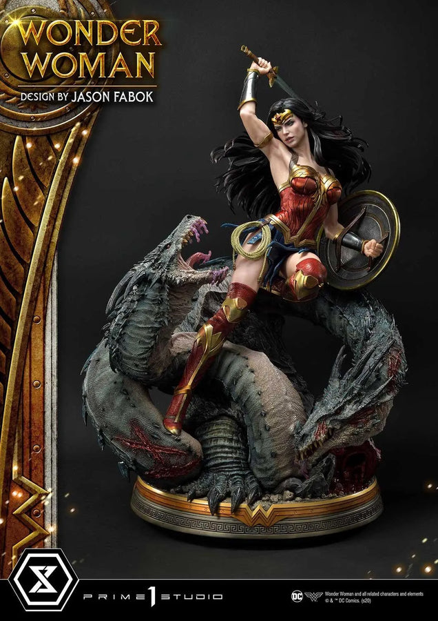 Wonder Woman versus Hydra (Exclusive Bonus Version) Wonder Woman (comics) – Prime1Studio – ActionFigure Brasil