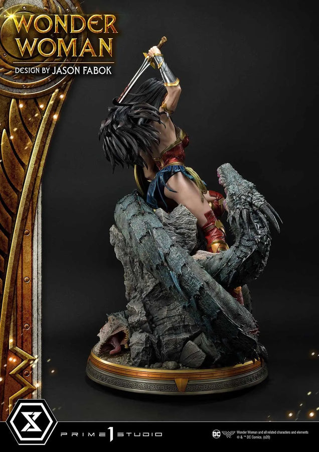 Wonder Woman versus Hydra (Exclusive Bonus Version) Wonder Woman (comics) – Prime1Studio – ActionFigure Brasil