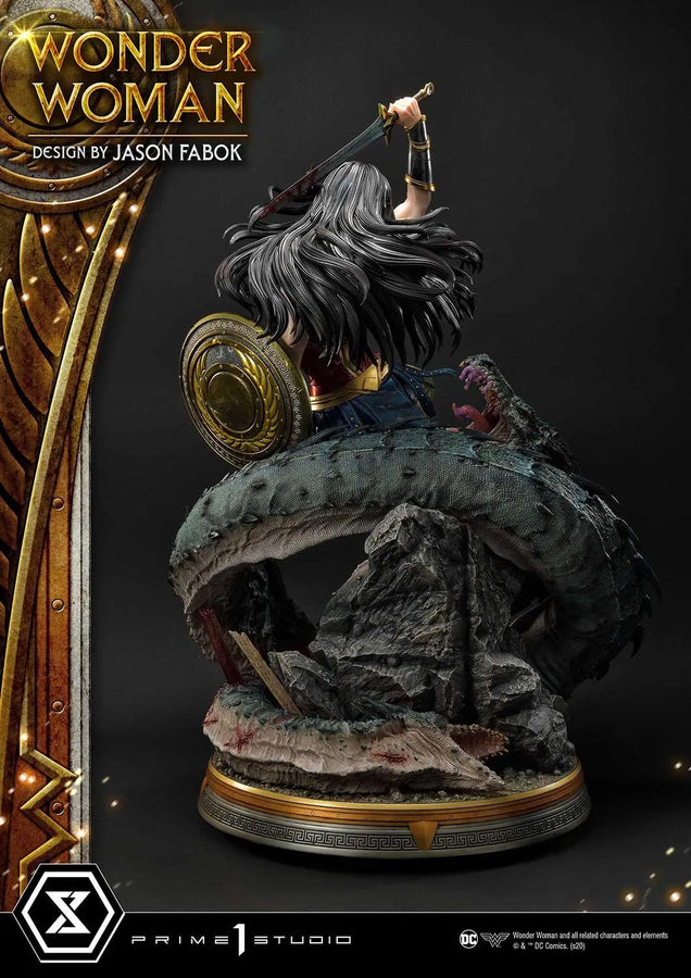 Wonder Woman versus Hydra (Exclusive Bonus Version) Wonder Woman (comics) – Prime1Studio – ActionFigure Brasil