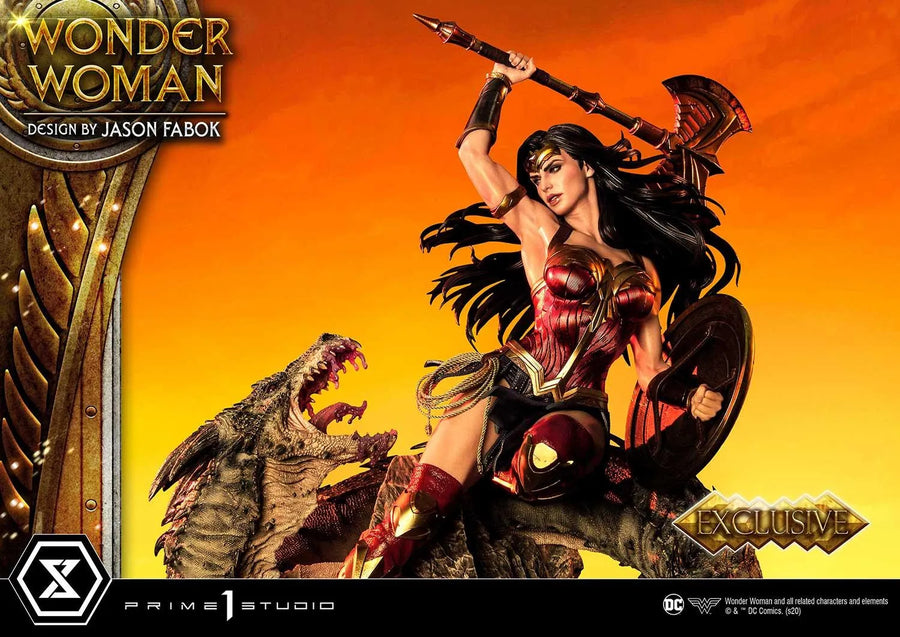 Wonder Woman versus Hydra (Exclusive Bonus Version) Wonder Woman (comics) – Prime1Studio – ActionFigure Brasil