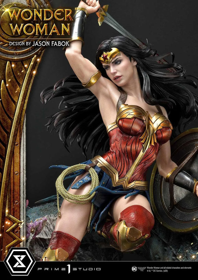 Wonder Woman versus Hydra (Exclusive Bonus Version) Wonder Woman (comics) – Prime1Studio – ActionFigure Brasil