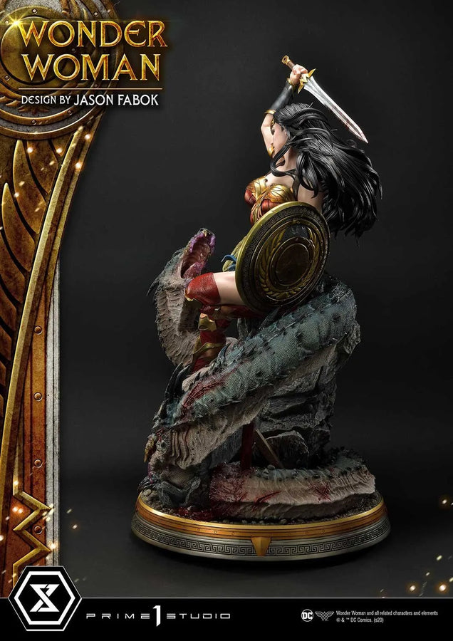 Wonder Woman versus Hydra (Regular Version) Wonder Woman (comics) – Prime1Studio – ActionFigure Brasil