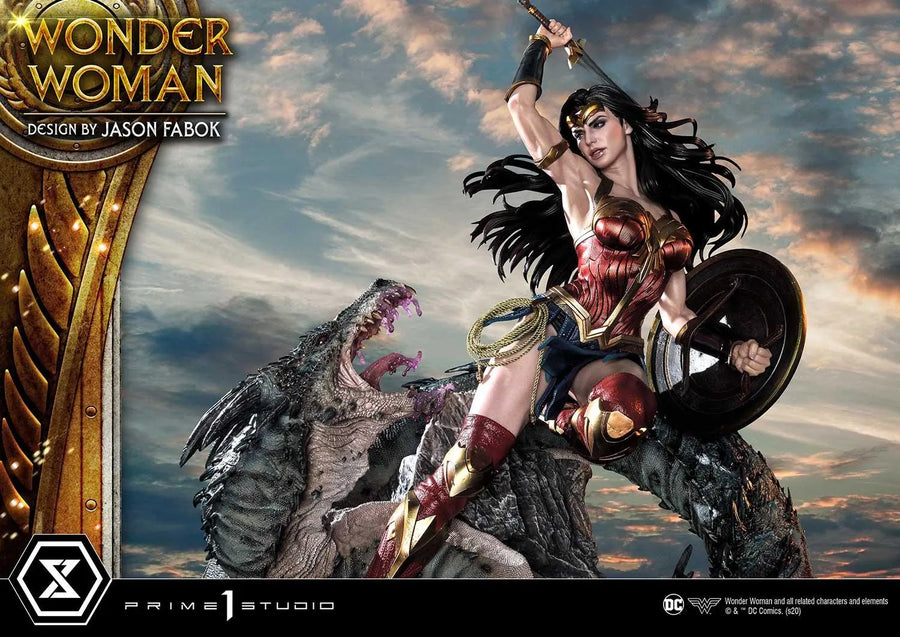 Wonder Woman versus Hydra (Regular Version) Wonder Woman (comics) – Prime1Studio – ActionFigure Brasil