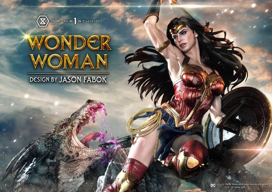 Wonder Woman versus Hydra (Regular Version) Wonder Woman (comics) – Prime1Studio – ActionFigure Brasil