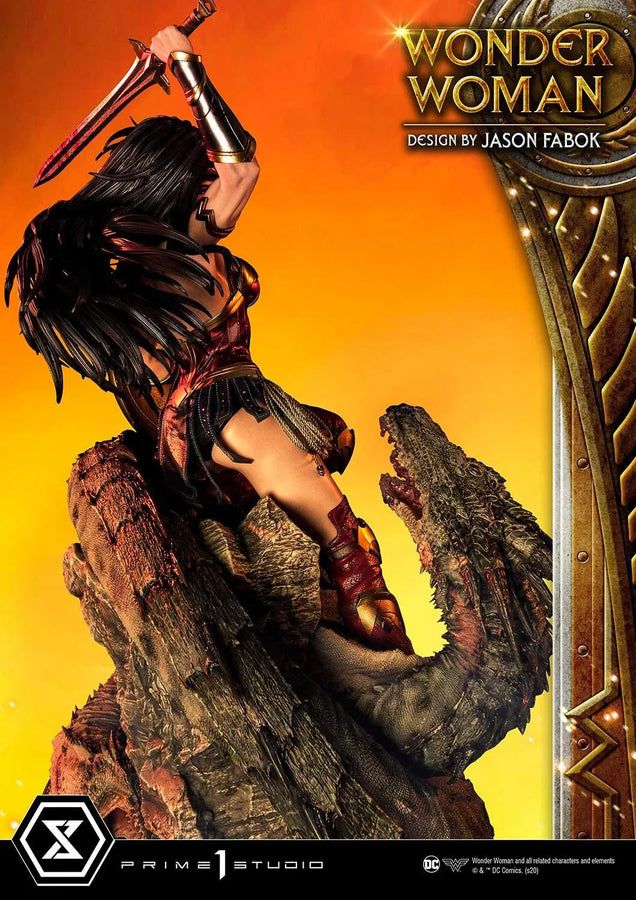 Wonder Woman versus Hydra (Regular Version) Wonder Woman (comics) – Prime1Studio – ActionFigure Brasil