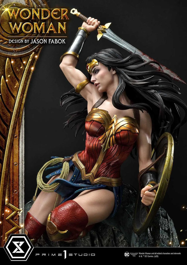 Wonder Woman versus Hydra (Regular Version) Wonder Woman (comics) – Prime1Studio – ActionFigure Brasil