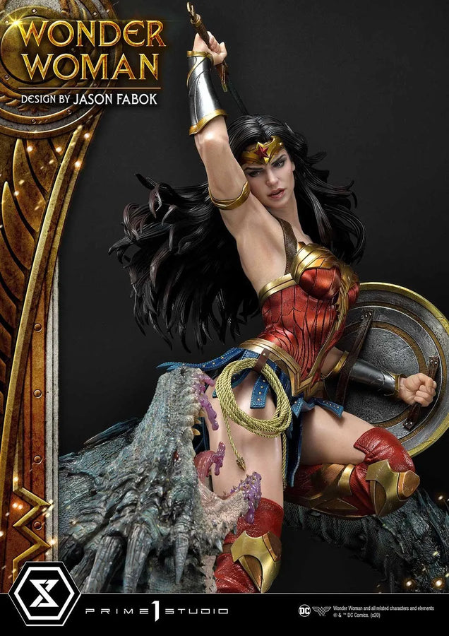 Wonder Woman versus Hydra (Regular Version) Wonder Woman (comics) – Prime1Studio – ActionFigure Brasil