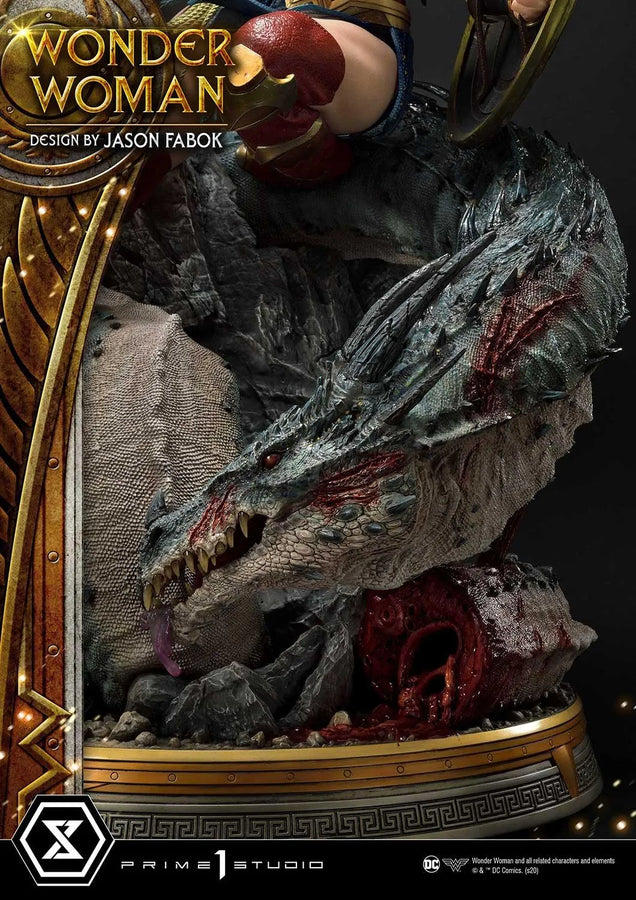 Wonder Woman versus Hydra (Regular Version) Wonder Woman (comics) – Prime1Studio – ActionFigure Brasil