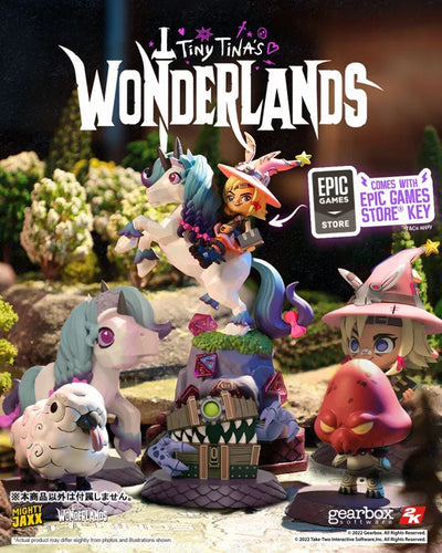 Wonderlands Tiny Tina's Wonderlands / Tiny Tina 4 Inch Vinyl Figureㅤ – Mighty Jaxx – ActionFigureBrasil — detalhe do produto