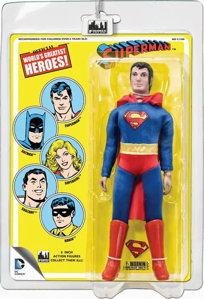 World Greatest Heroes - DC Super Friends Retro 8 Inch Action Figure Limited: 12Type Setㅤ – Figures Toy/豆魚雷 – ActionFigure Brasil — embalagem