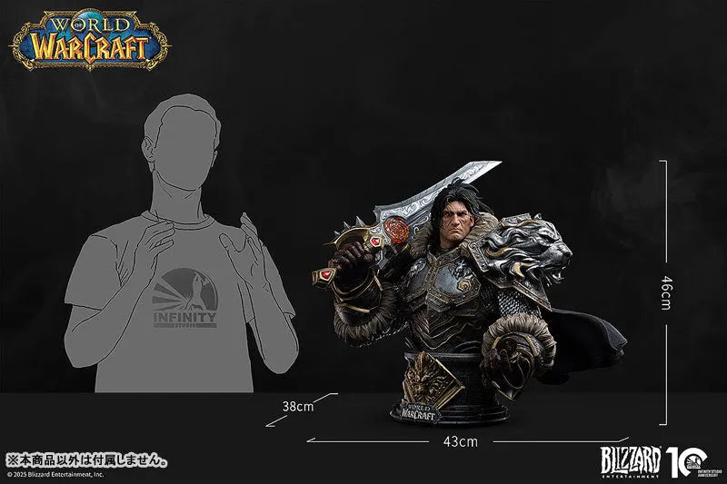 World of Warcraft - Infinity Studio X Blizzard - Varian Wrynn - 1/3 (Infinity Studio)ㅤ – Infinity Studio – ActionFigure Brasil