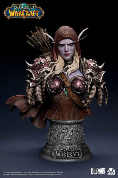 World of Warcraft - Sylvanas Windrunner - Bust - 1/3 (Infinity Studio)ㅤ – Infinity Studio – ActionFigure Brasil — close