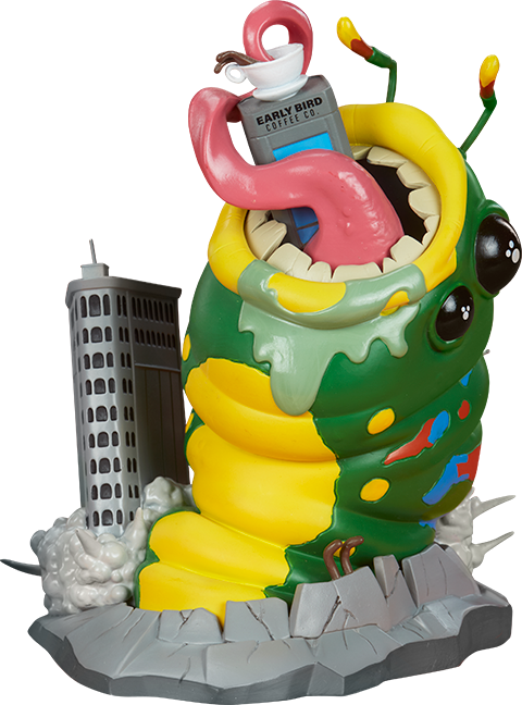 Wrath of Wormzilla! - LIMITED EDITION: 500 – Unruly Industries™ – ActionFigure Brasil