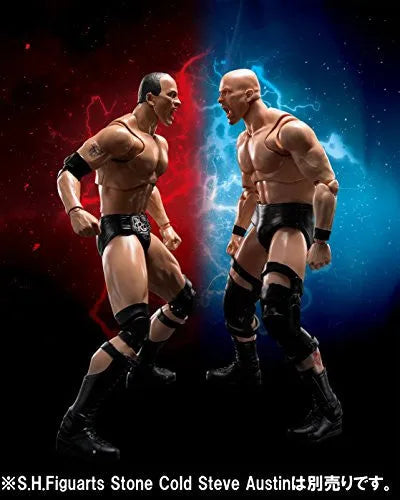 WWE - The Rock - S.H.Figuarts (Bandai)ㅤ – Bandai – ActionFigure Brasil — ângulo diferente