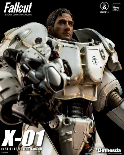 X-01 Institute Power Armor – Threezero – ActionFigure Brasil — close