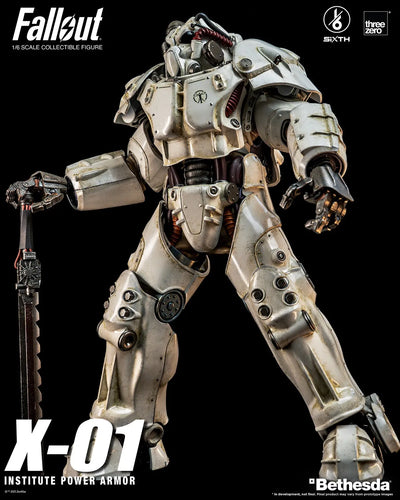 X-01 Institute Power Armor – Threezero – ActionFigure Brasil — ângulo diferente