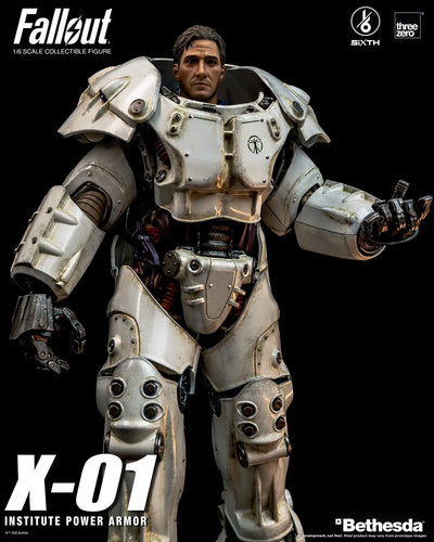 X-01 Institute Power Armor – Threezero – ActionFigure Brasil — close