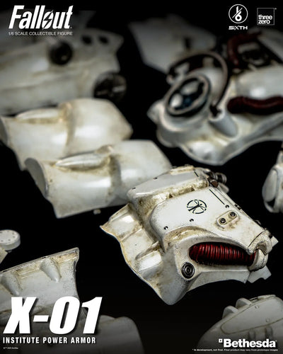 X-01 Institute Power Armor – Threezero – ActionFigure Brasil — embalagem