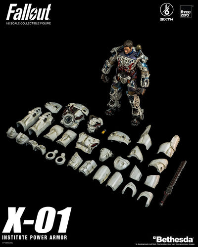 X-01 Institute Power Armor – Threezero – ActionFigure Brasil — ambientada