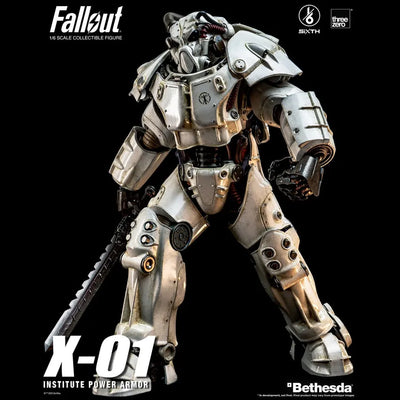X-01 Institute Power Armor – Threezero – ActionFigure Brasil — detalhe do produto