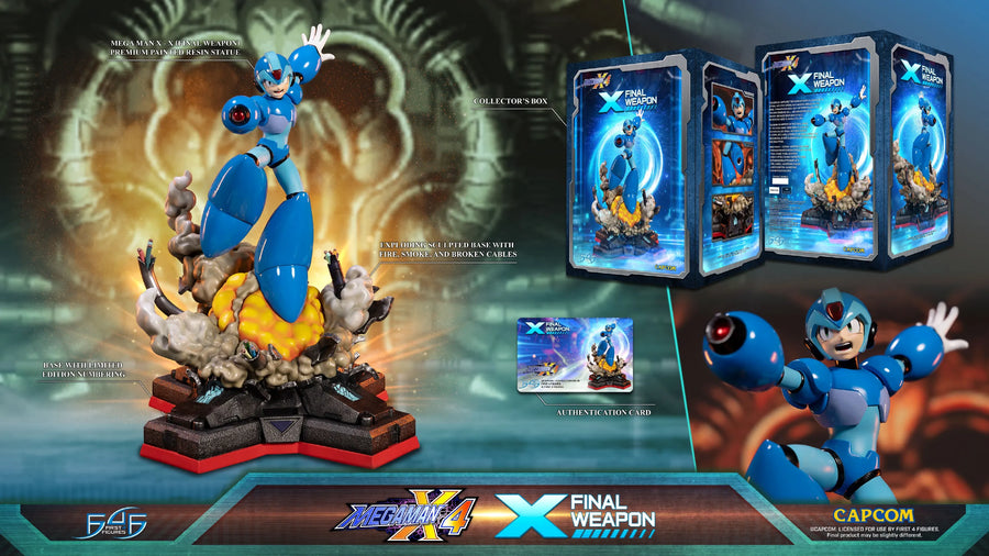 X (Final Weapon) (Blue) – First 4 Figures – ActionFigure Brasil