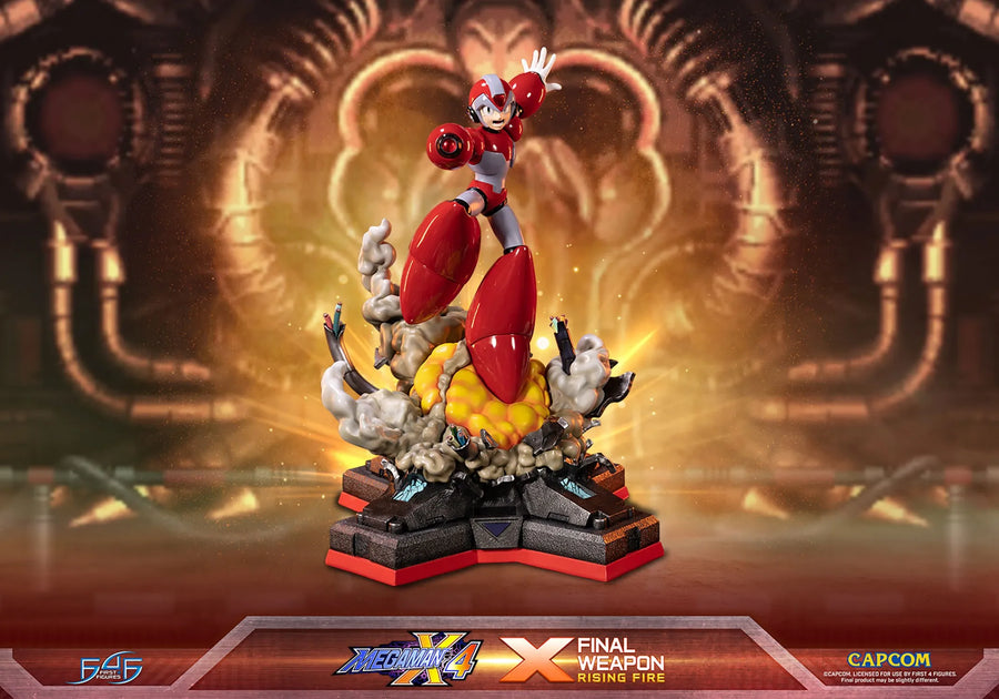 X (Final Weapon) Rising Fire (Red) – First 4 Figures – ActionFigure Brasil