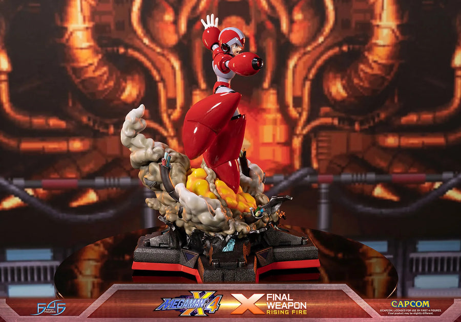 X (Final Weapon) Rising Fire (Red) – First 4 Figures – ActionFigure Brasil