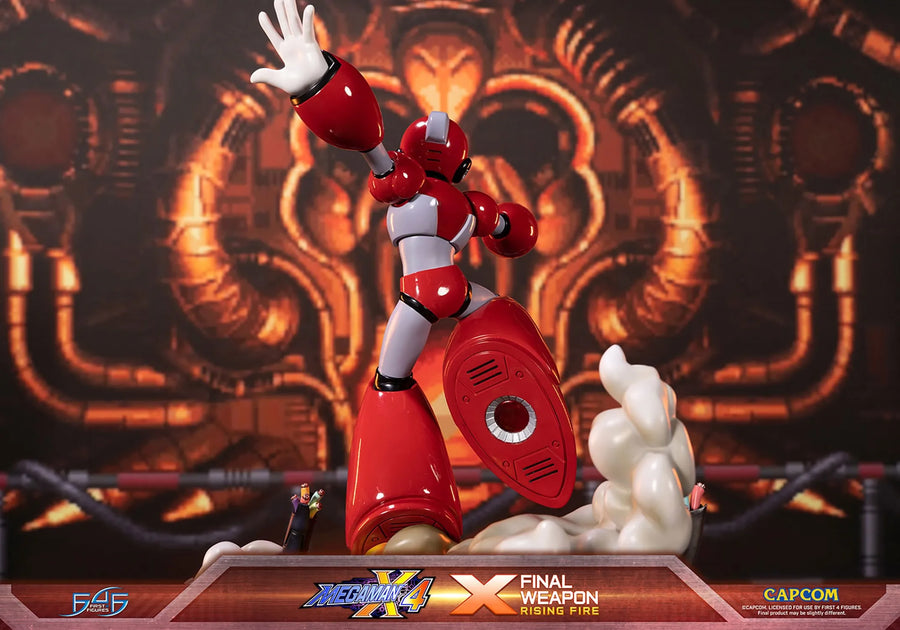 X (Final Weapon) Rising Fire (Red) – First 4 Figures – ActionFigure Brasil