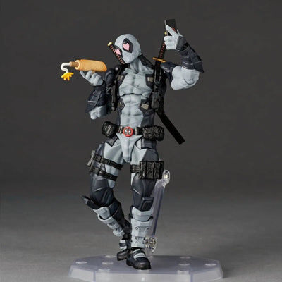 X-Force - Deadpool - Amazing Yamaguchi - Revoltech - Ver. 2.5, X-FORCE Color Ver. (Kaiyodo)ㅤ – Kaiyodo – ActionFigureBrasil — acessórios