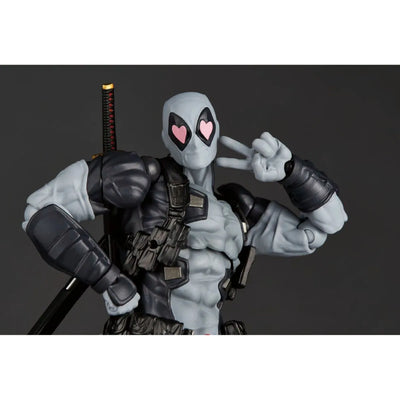 X-Force - Deadpool - Amazing Yamaguchi - Revoltech - Ver. 2.5, X-FORCE Color Ver. (Kaiyodo)ㅤ – Kaiyodo – ActionFigureBrasil — com base expositora