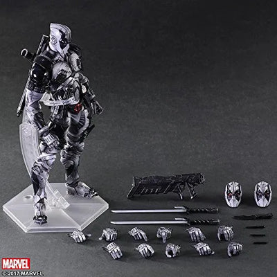X-Force - Deadpool - Play Arts Kai - Variant Play Arts Kai - X-Force ver.ㅤ – Square Enix – ActionFigure Brasil — ângulo diferente