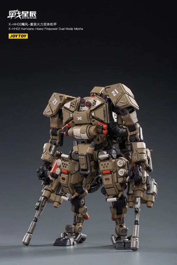 X-HH02 Hurricane-Heavy Firepower Dual Mode Mecha (Sand) – Joytoy – ActionFigure Brasil