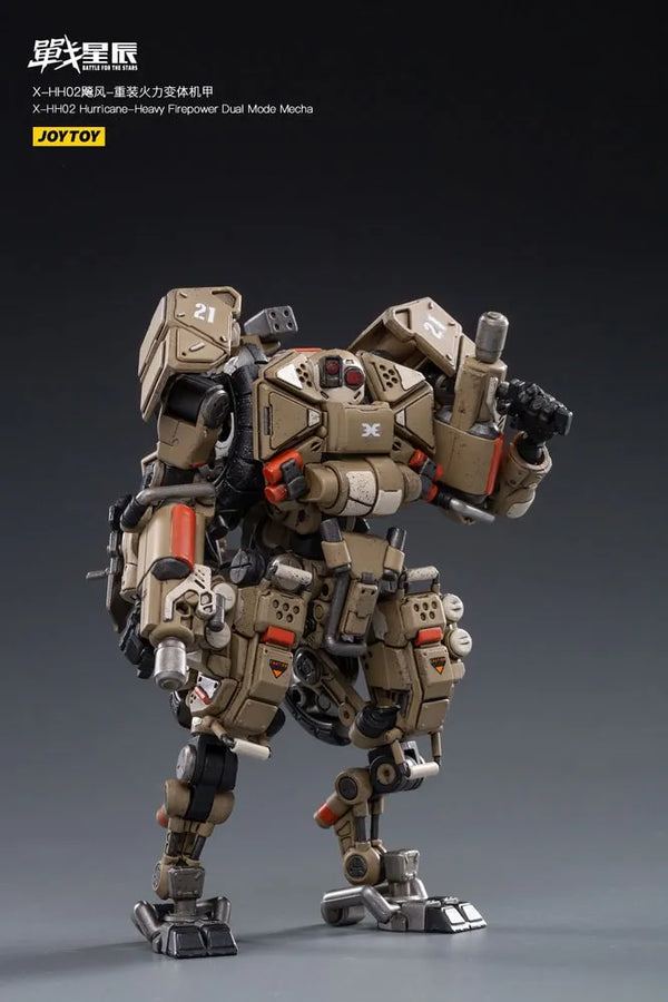 X-HH02 Hurricane-Heavy Firepower Dual Mode Mecha (Sand) – Joytoy – ActionFigure Brasil