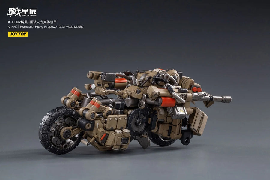 X-HH02 Hurricane-Heavy Firepower Dual Mode Mecha (Sand) – Joytoy – ActionFigure Brasil