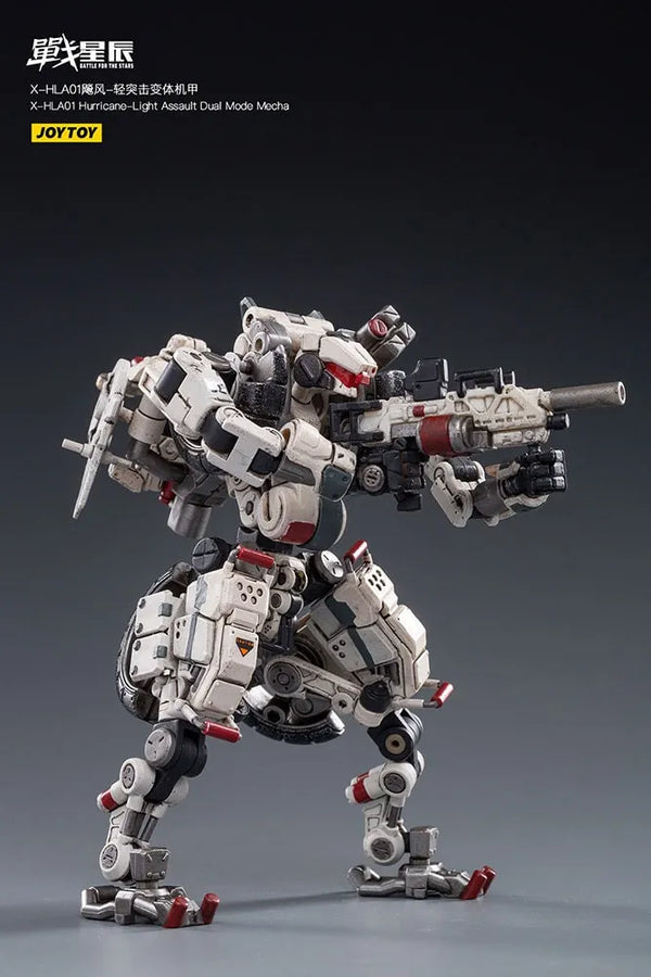 X-HLA01 Hurricane-Light Assault Dual Mode Mecha (White) – Joytoy – ActionFigure Brasil