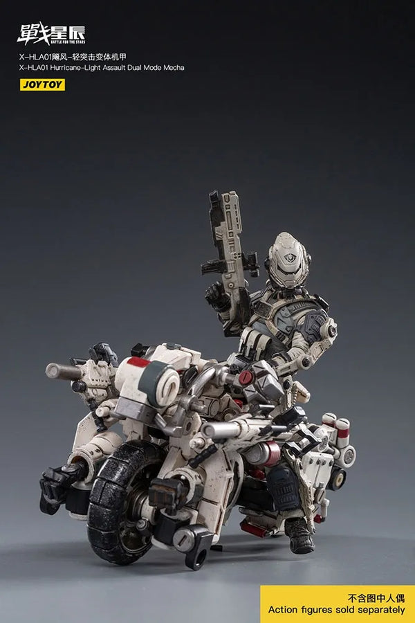X-HLA01 Hurricane-Light Assault Dual Mode Mecha (White) – Joytoy – ActionFigure Brasil