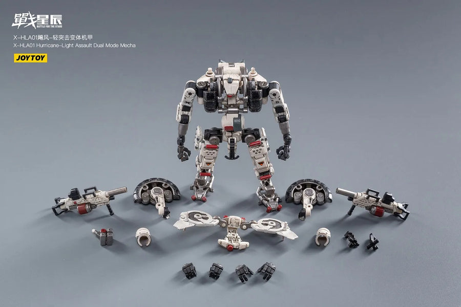 X-HLA01 Hurricane-Light Assault Dual Mode Mecha (White) – Joytoy – ActionFigure Brasil