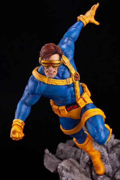 X-Men - Cyclops - Fine Art Statue - 1/6 (Kotobukiya)ㅤ – Kotobukiya – ActionFigureBrasil — ângulo diferente