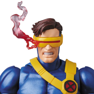 X-Men - Cyclops - Mafex No.099 - COMIC Ver. (Medicom Toy)ㅤ – Medicom Toy – ActionFigureBrasil — com base expositora