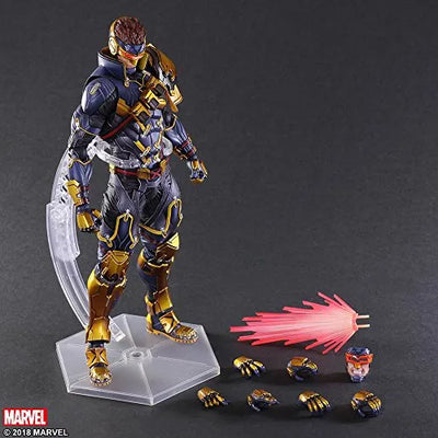 X-Men - Cyclops - Variant Play Arts Kai - Play Arts Kai (Square Enix)ㅤ – Square Enix – ActionFigureBrasil — ângulo diferente