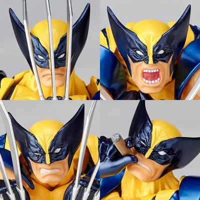 X-Men - Wolverine - Amazing Yamaguchi No.005 - Revoltech (Kaiyodo)ㅤ – Kaiyodo – ActionFigure Brasil — com base expositora