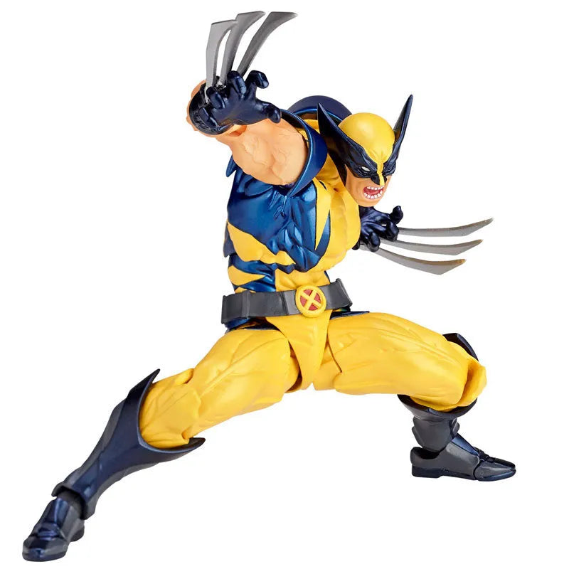 X-Men - Wolverine - Amazing Yamaguchi No.005 - Revoltech Re-release (Kaiyodo)ㅤ – Kaiyodo As Manufacturer – ActionFigure Brasil