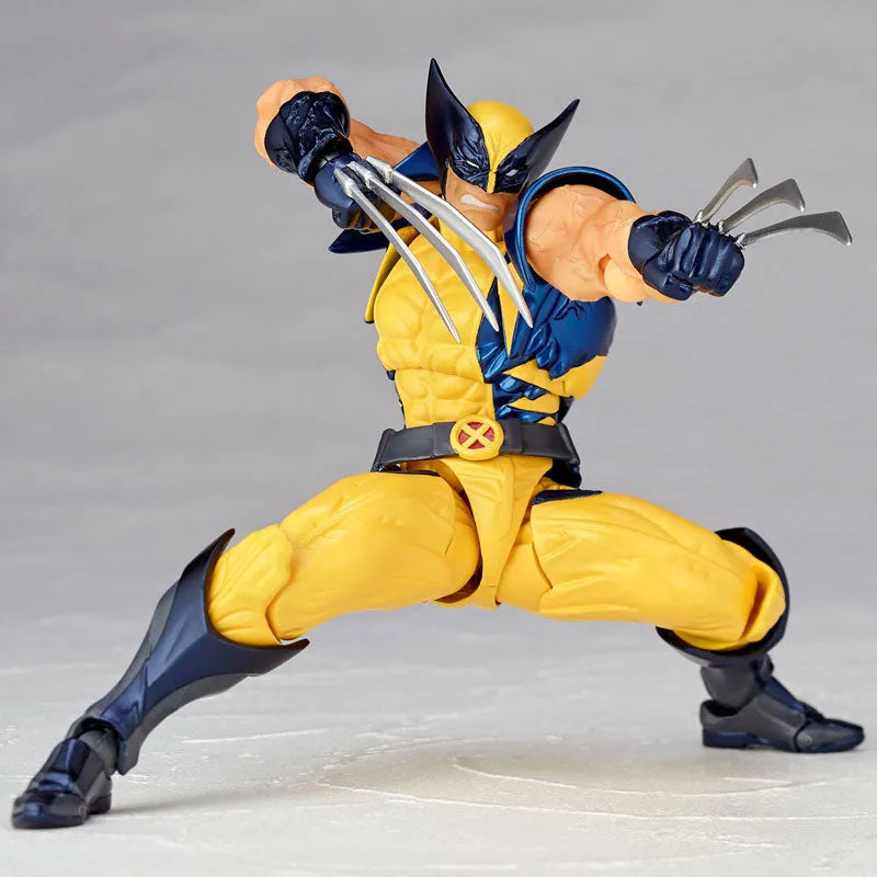X-Men - Wolverine - Amazing Yamaguchi No.005 - Revoltech Re-release (Kaiyodo)ㅤ – Kaiyodo As Manufacturer – ActionFigure Brasil